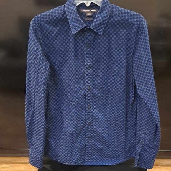 Michael Kors Other - Michael Kors Blue Casual Button Down Shirt